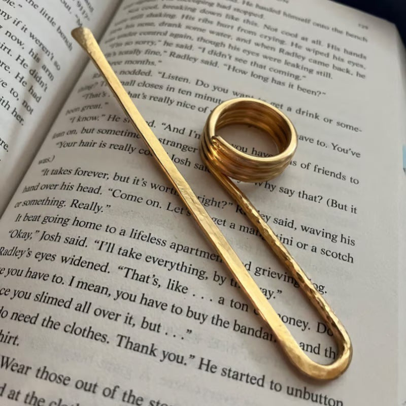 Metal Literary Bookmark