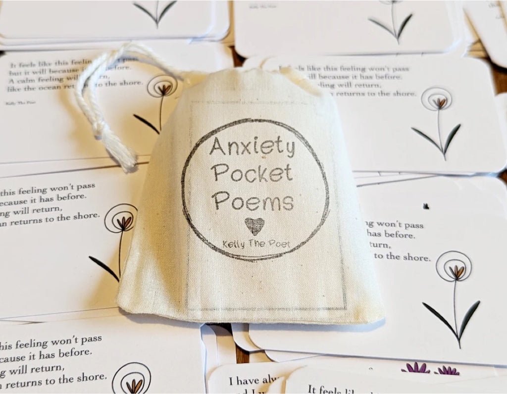Pocket Poem Healing Cards for Anxiety Relief – 10 Cards of Truth, Hope & Grace