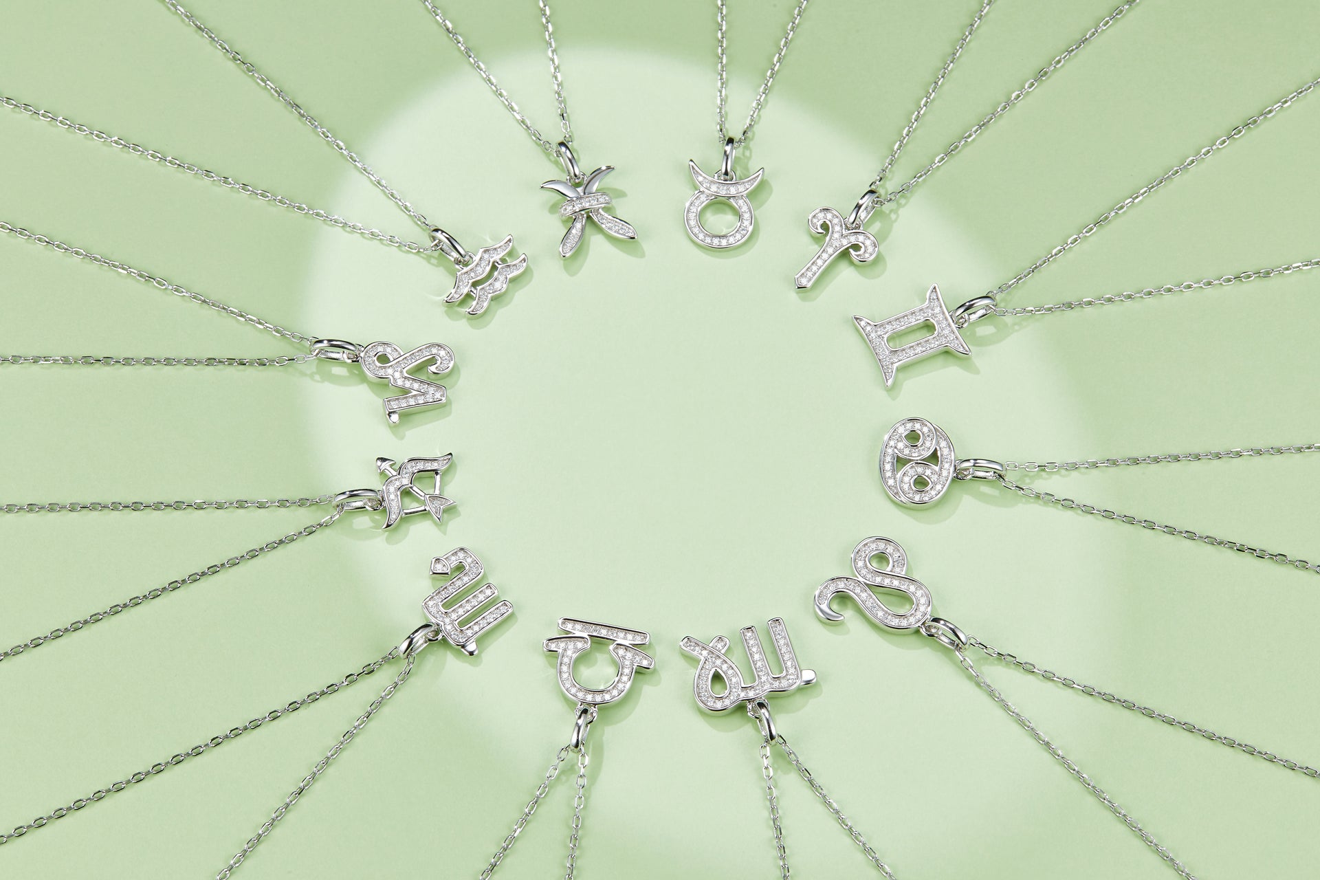 Taurus Zodiac Moissanite Necklace | S925 Platinum-Plated Silver Pendant | May Birthday Jewelry | GRA Certified