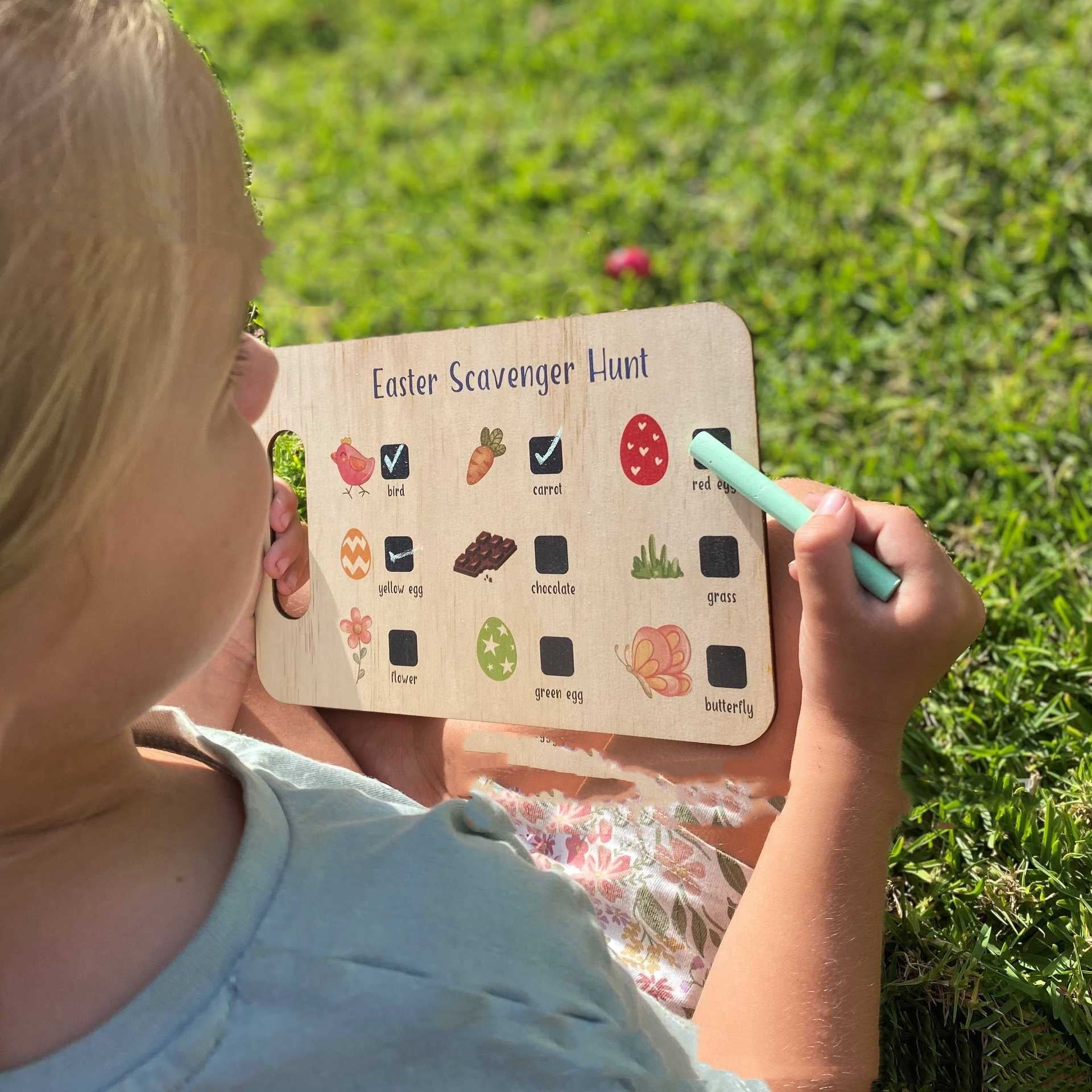 Kids wooden nature explorer board by Maximus Grace