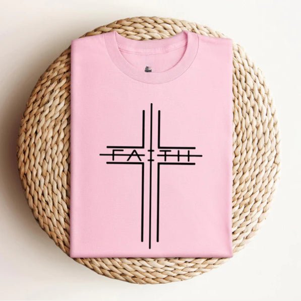 FAITH Street Graphic Short Sleeve Tee | Bold Faith Streetwear Top - Maximus Grace