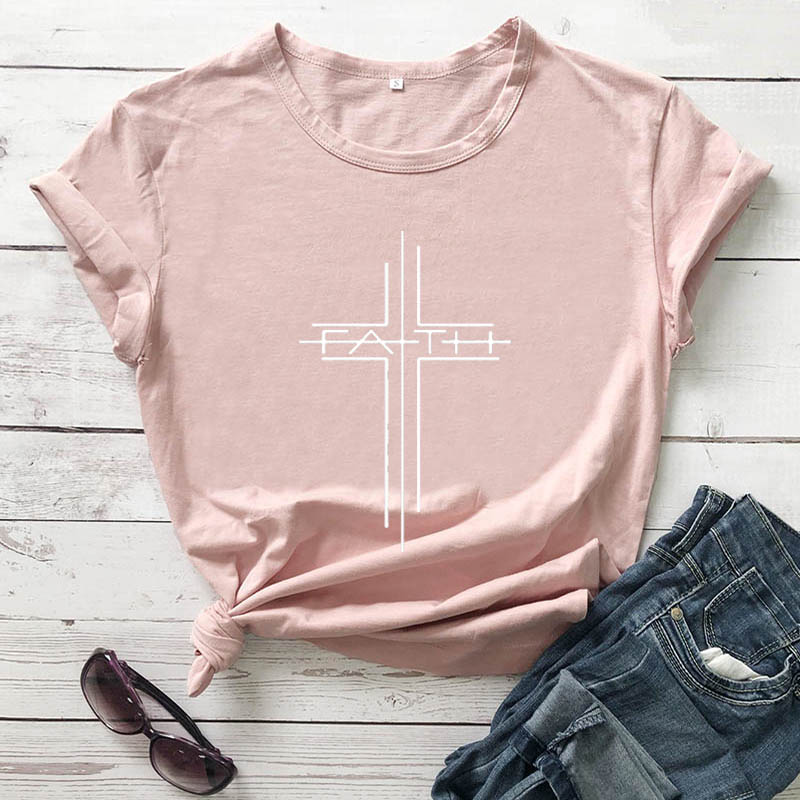 FAITH Street Graphic Short Sleeve Tee | Bold Faith Streetwear Top - Maximus Grace
