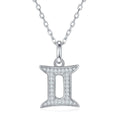 Gemini Zodiac Moissanite Necklace | GRA Certified S925 Silver | May June Gift - Maximus Grace