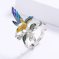 Grace & Nature Hummingbird Ring | Boho Antique Women's Statement Ring - Maximus Grace