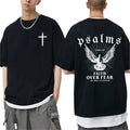 Jesus Faith Over Fear Christian Peace Dove Graphic T-Shirt - Maximus Grace