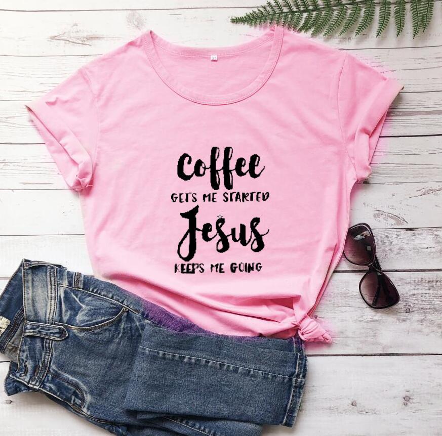 Jesus Is the Way Faith Slogan Women's Tee | Christian Statement Top - Maximus Grace
