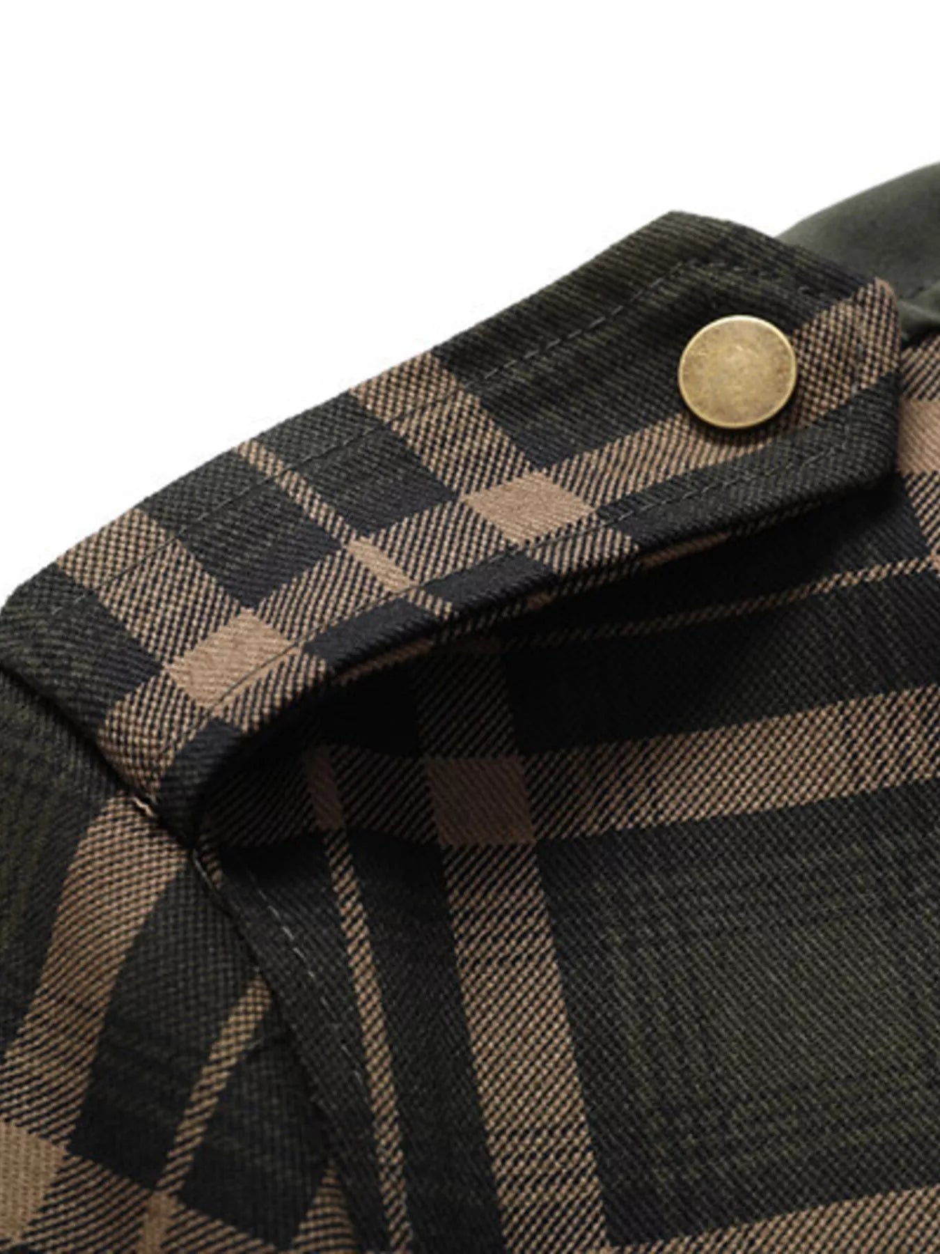 Men's Premium Cotton Plaid Button - Up Long Sleeve Shirt - Maximus Grace