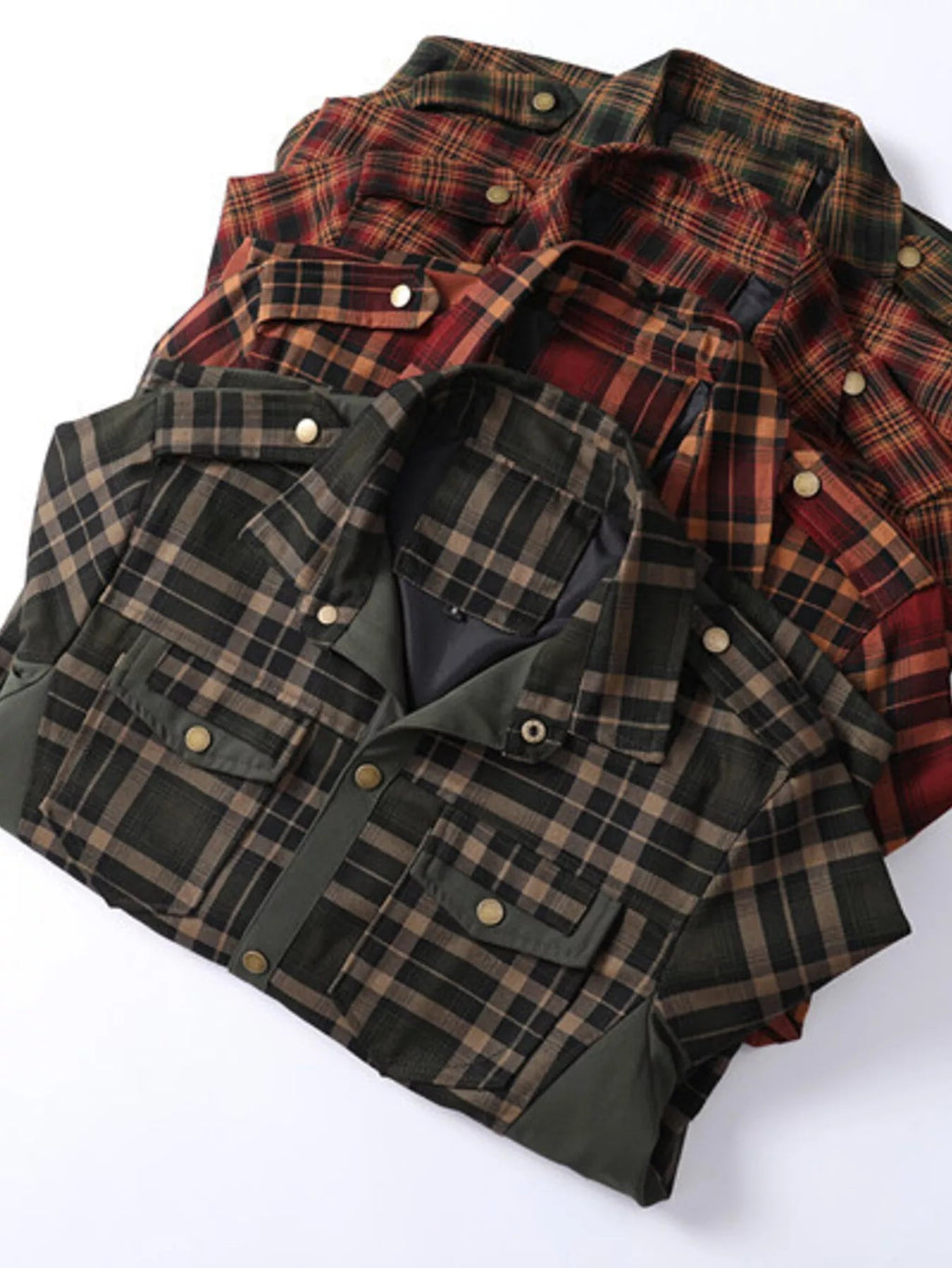 Men's Premium Cotton Plaid Button - Up Long Sleeve Shirt - Maximus Grace