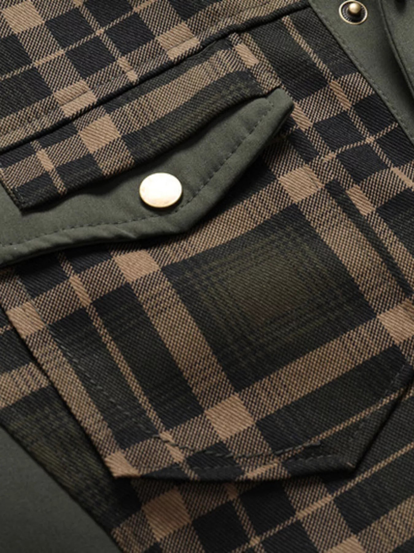Men's Premium Cotton Plaid Button - Up Long Sleeve Shirt - Maximus Grace