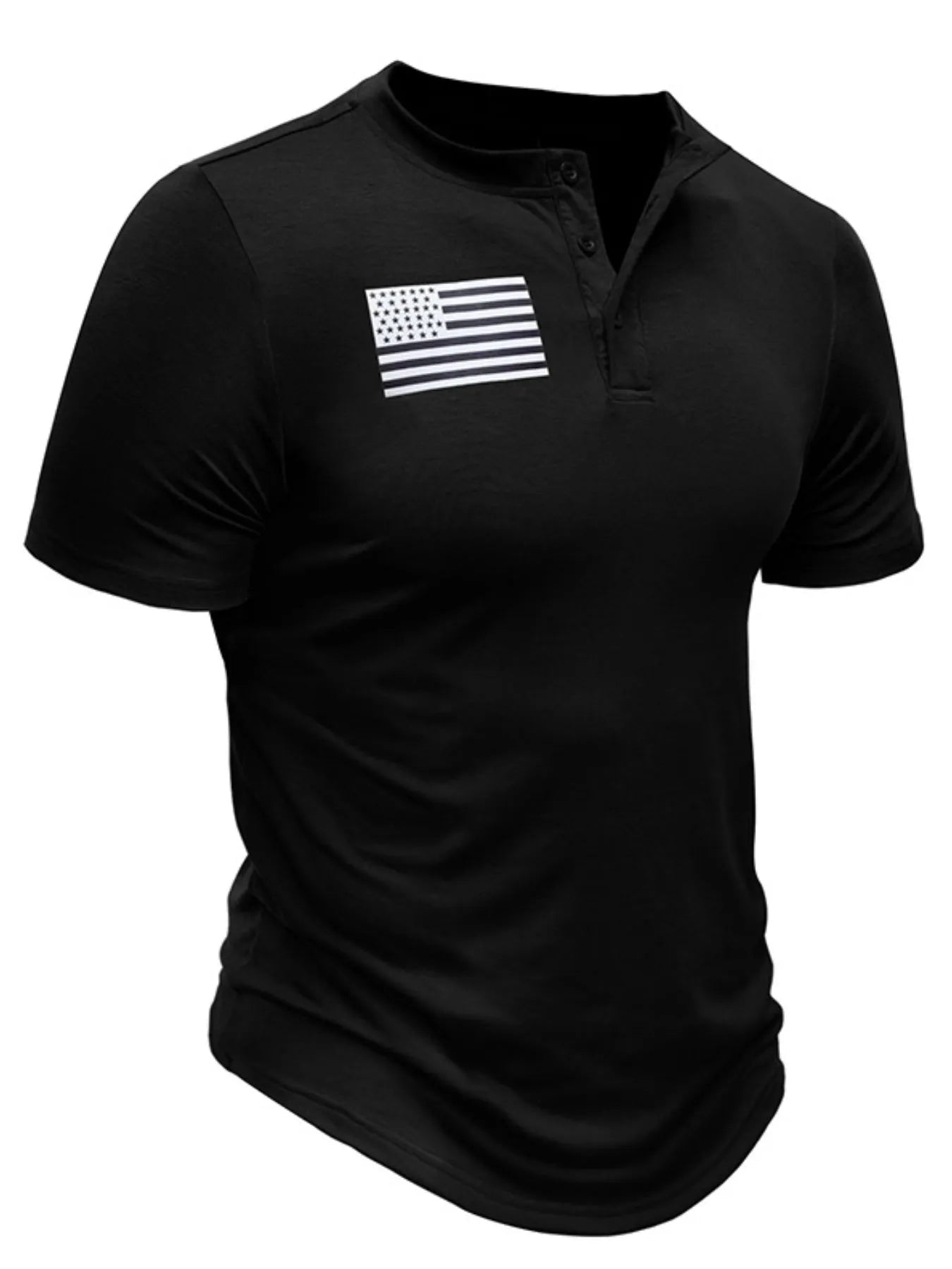 Men's Short Sleeve Henley Tee - Maximus Grace