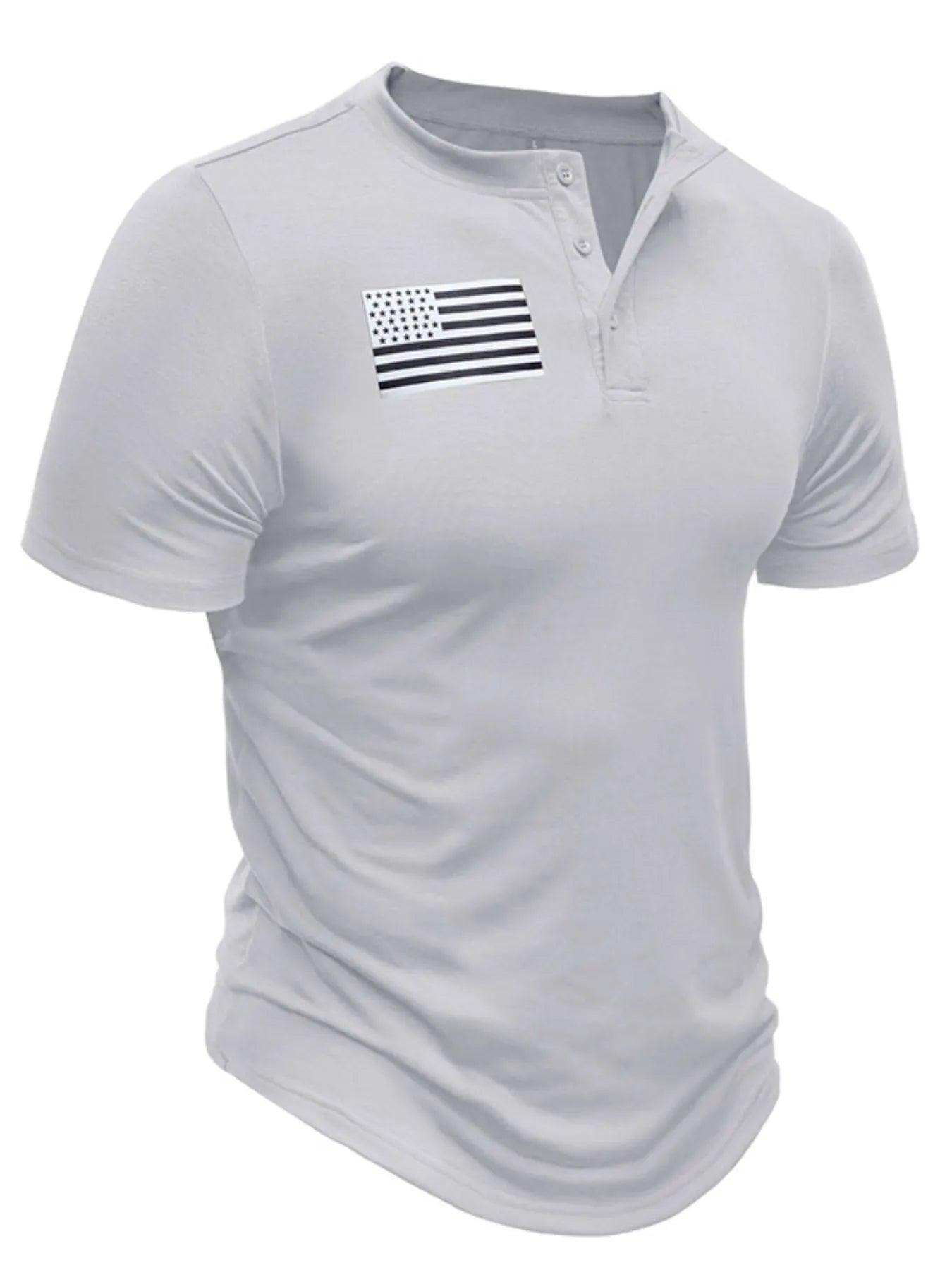 Men's Short Sleeve Henley Tee - Maximus Grace