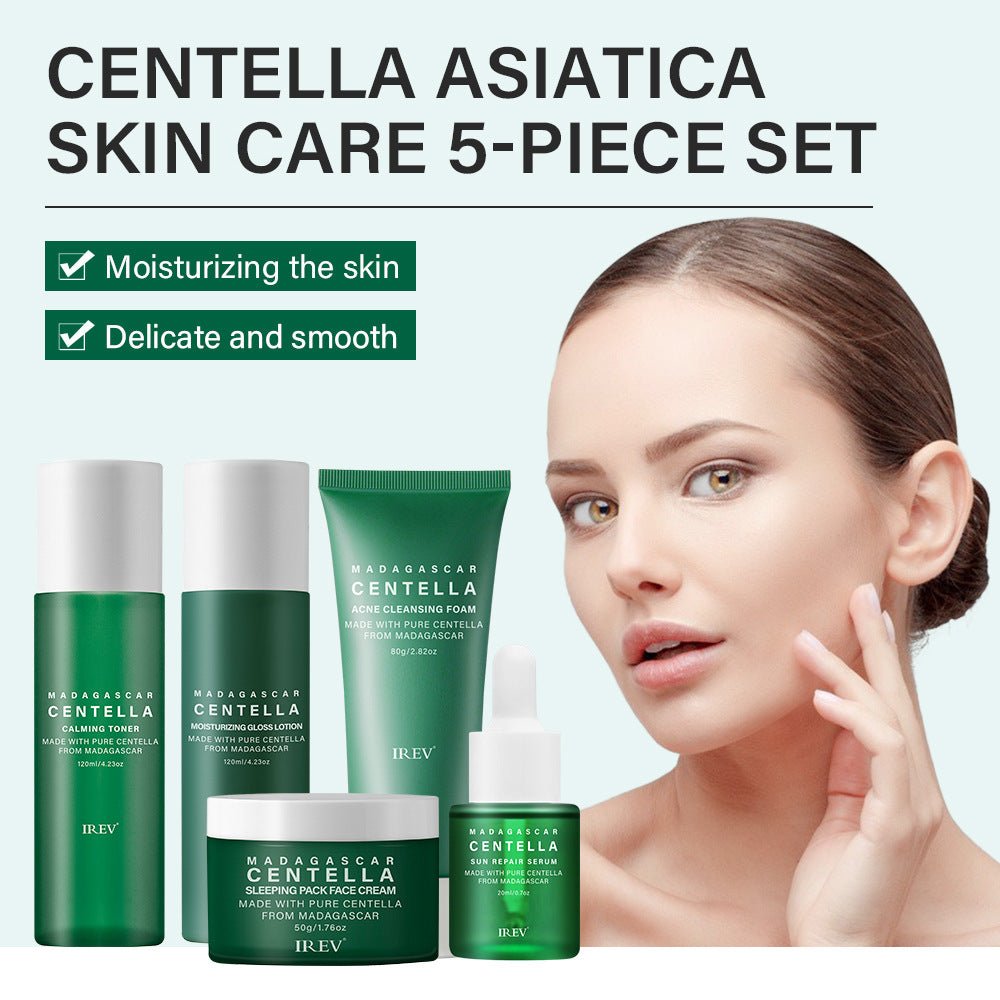 Snow Grass Botanical Facial Skincare Set | Gentle Glow Cosmetics Collection - Maximus Grace