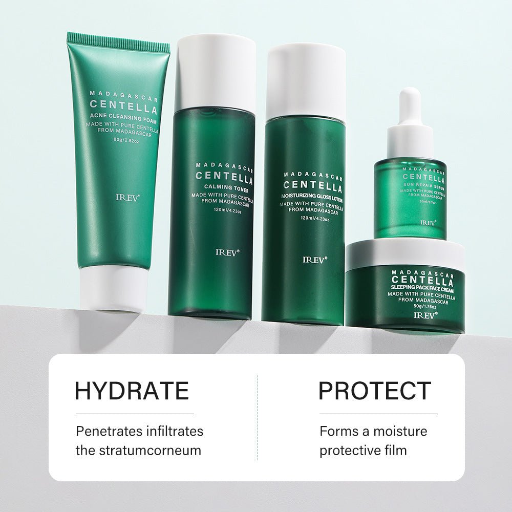 Snow Grass Botanical Facial Skincare Set | Gentle Glow Cosmetics Collection - Maximus Grace