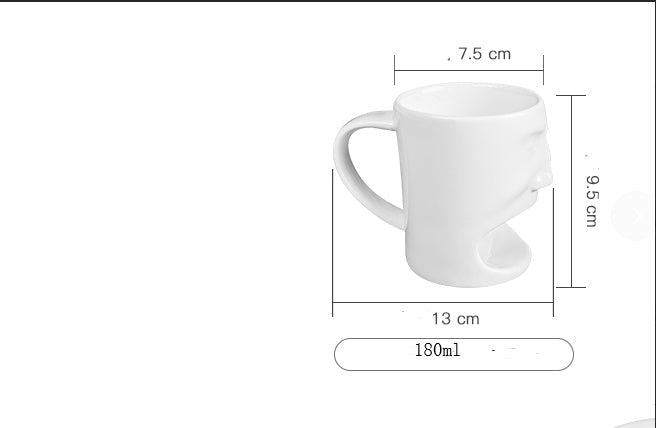 Southern Charm Biscuit Face Ceramic Mug | Cute Coffee Cup - Maximus Grace