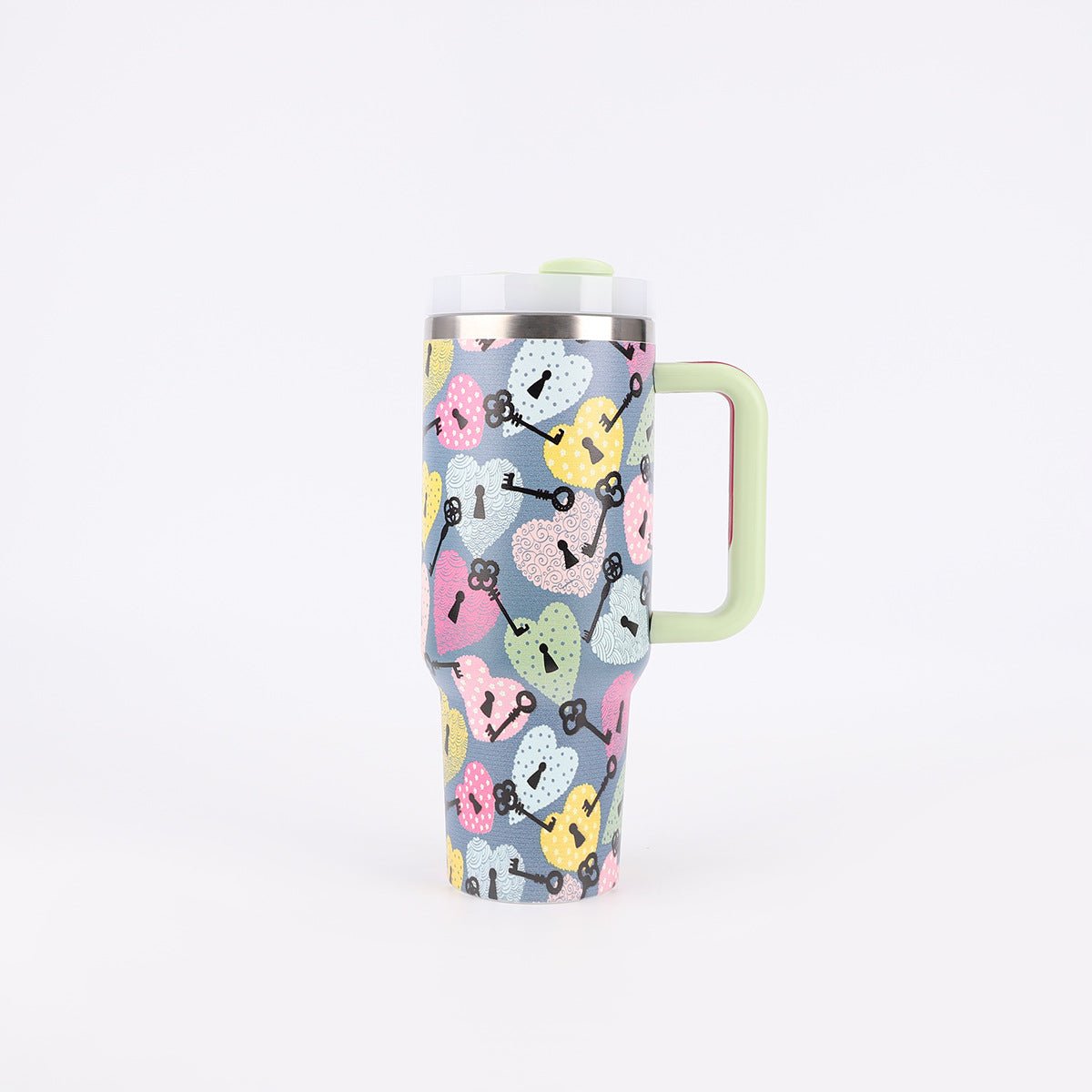 Southern Grace 40oz Large Tumbler with Handle | 1200ml Ice Coffee Cup - Maximus Grace