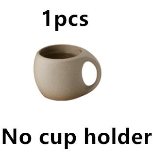 Southern Grace Artisan Ceramic Coffee Set | Bamboo Base & Pottery Cup Collection - Maximus Grace
