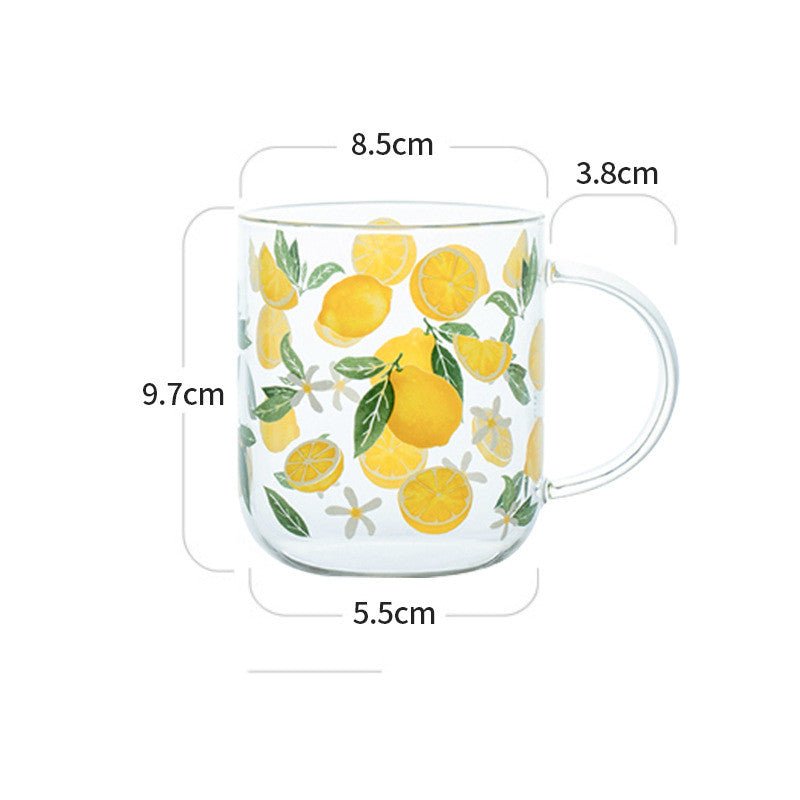 Southern Grace Borosilicate Glass Water Cup | Clear Home Milk Cup - Maximus Grace