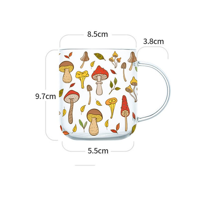 Southern Grace Borosilicate Glass Water Cup | Clear Home Milk Cup - Maximus Grace