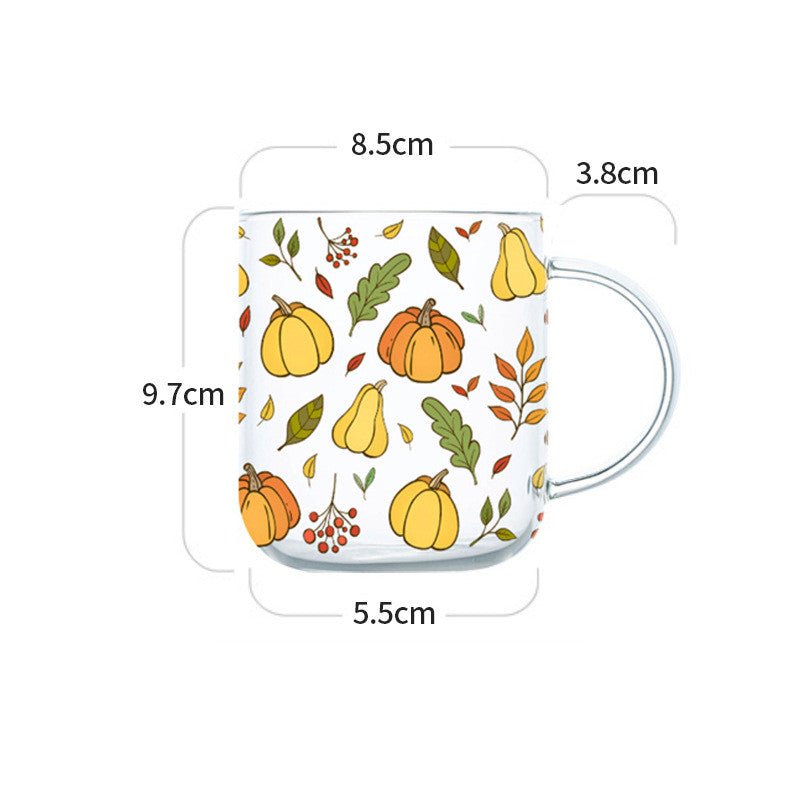 Southern Grace Borosilicate Glass Water Cup | Clear Home Milk Cup - Maximus Grace