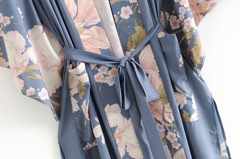 Southern Grace Peacock Flower Print Maxi Gown | Elegant Floral Dress - Maximus Grace