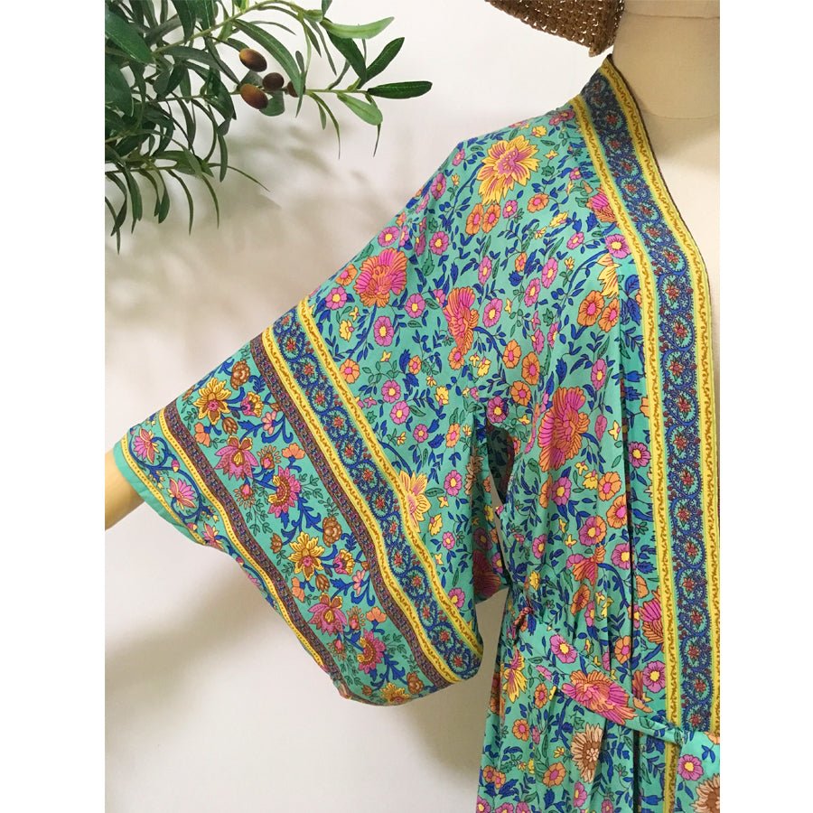 Southern Grace V-Neck Beach Vacation Maxi Skirt | Flowy Women's Cover-Up - Maximus Grace
