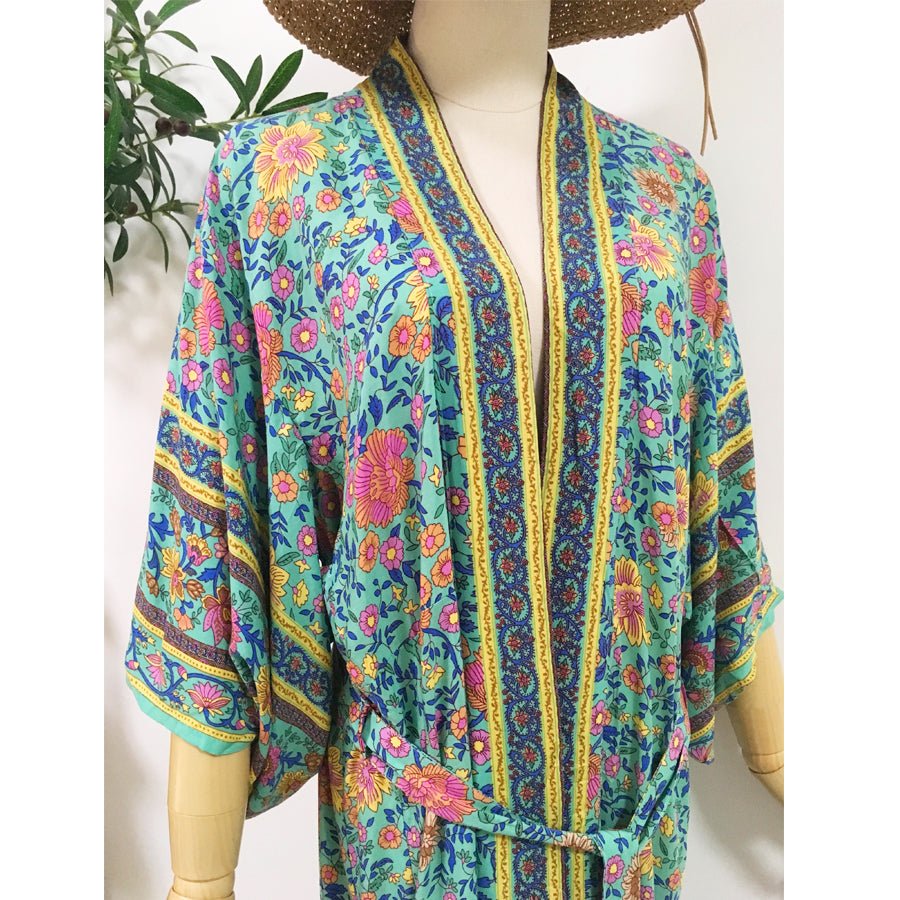 Southern Grace V-Neck Beach Vacation Maxi Skirt | Flowy Women's Cover-Up - Maximus Grace