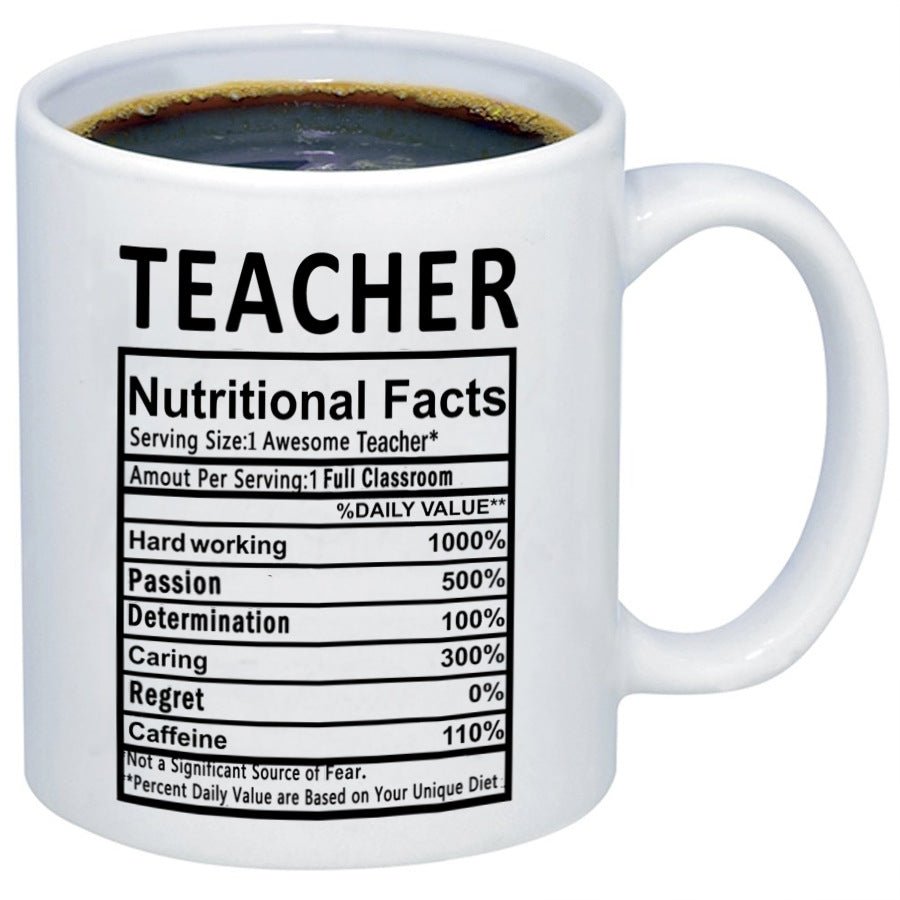 Teacher Appreciation Coffee Mug | Breakfast Cup Gift for Educators - Maximus Grace