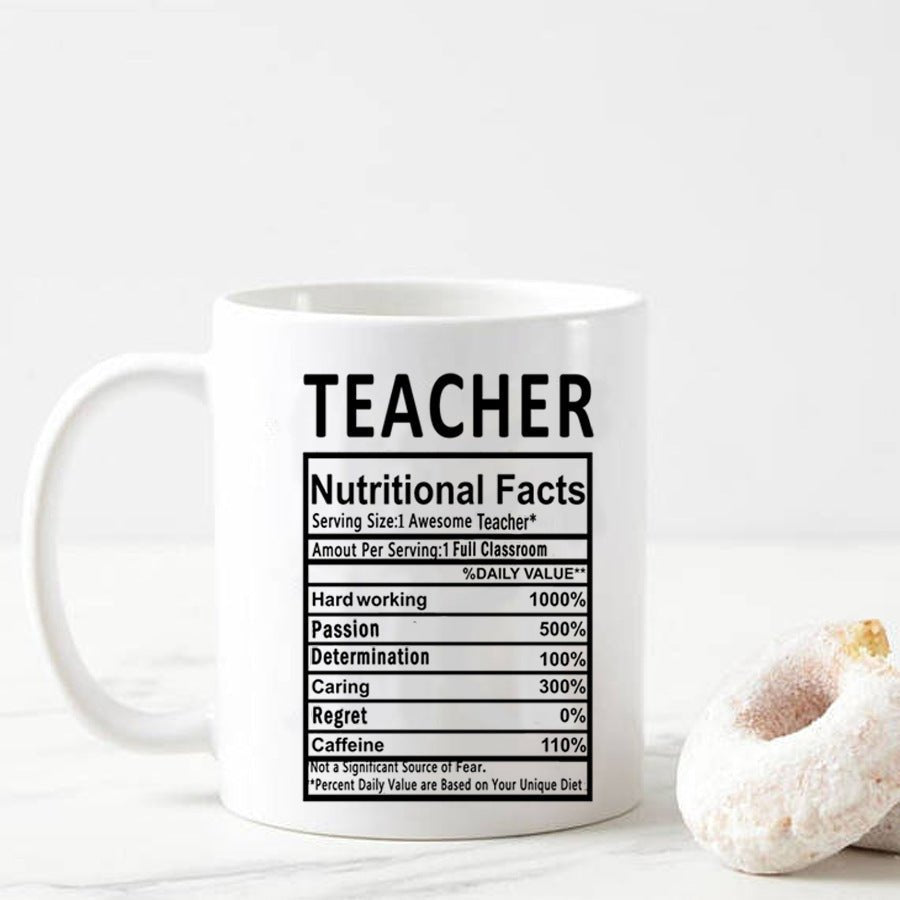 Teacher Appreciation Coffee Mug | Breakfast Cup Gift for Educators - Maximus Grace