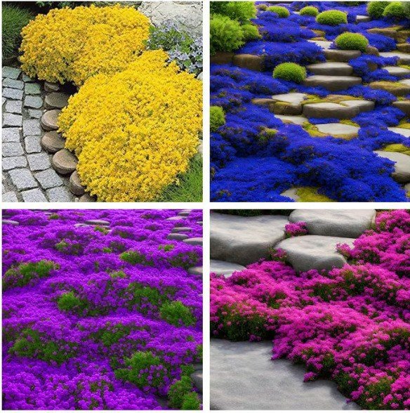 Thyme Seeds 500 Pack | Edible Herb Garden Seeds | 8 Varieties | May Planting Season - Maximus Grace