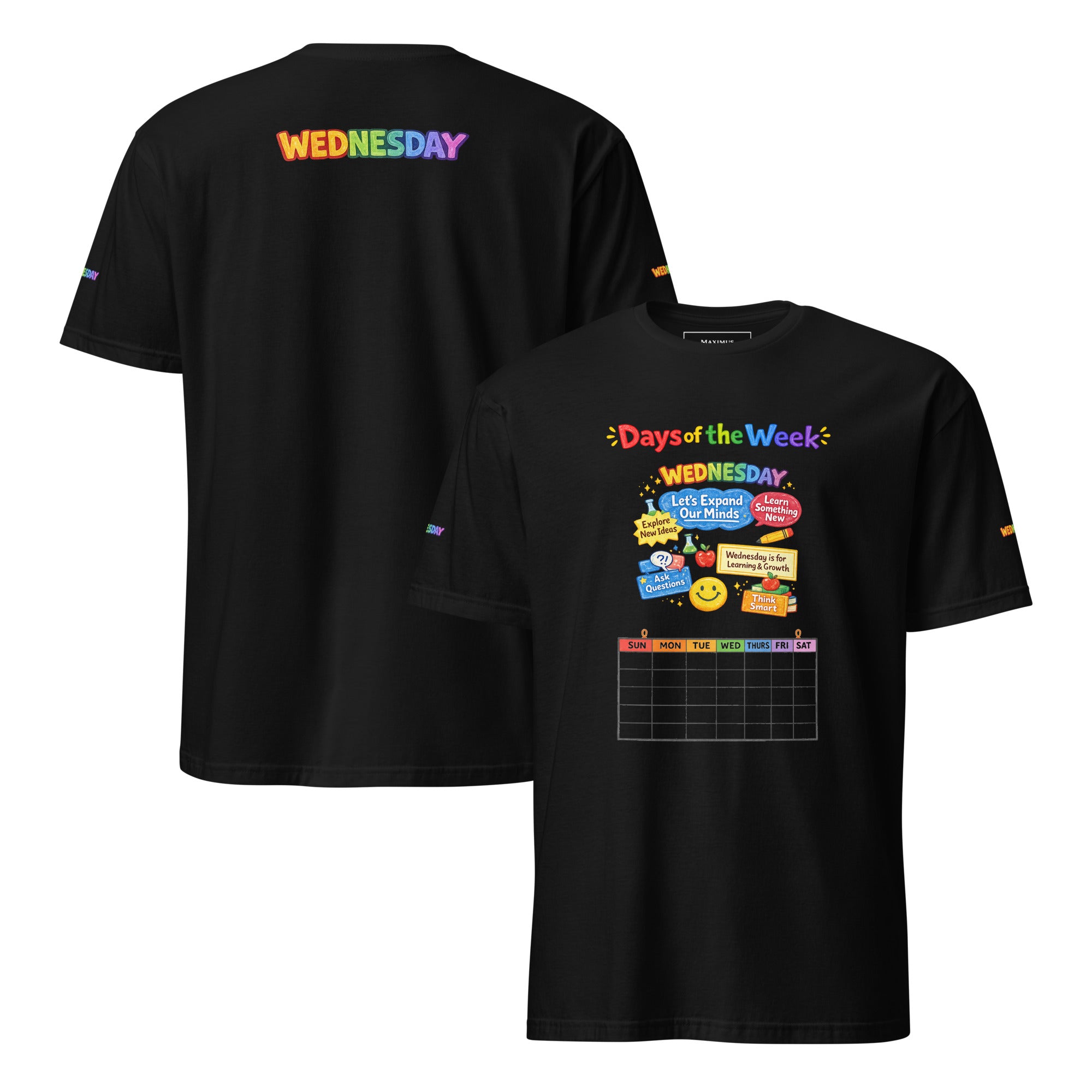 Wednesday teacher shirt – Wise Up Wednesday classroom tee by Maximus Grace