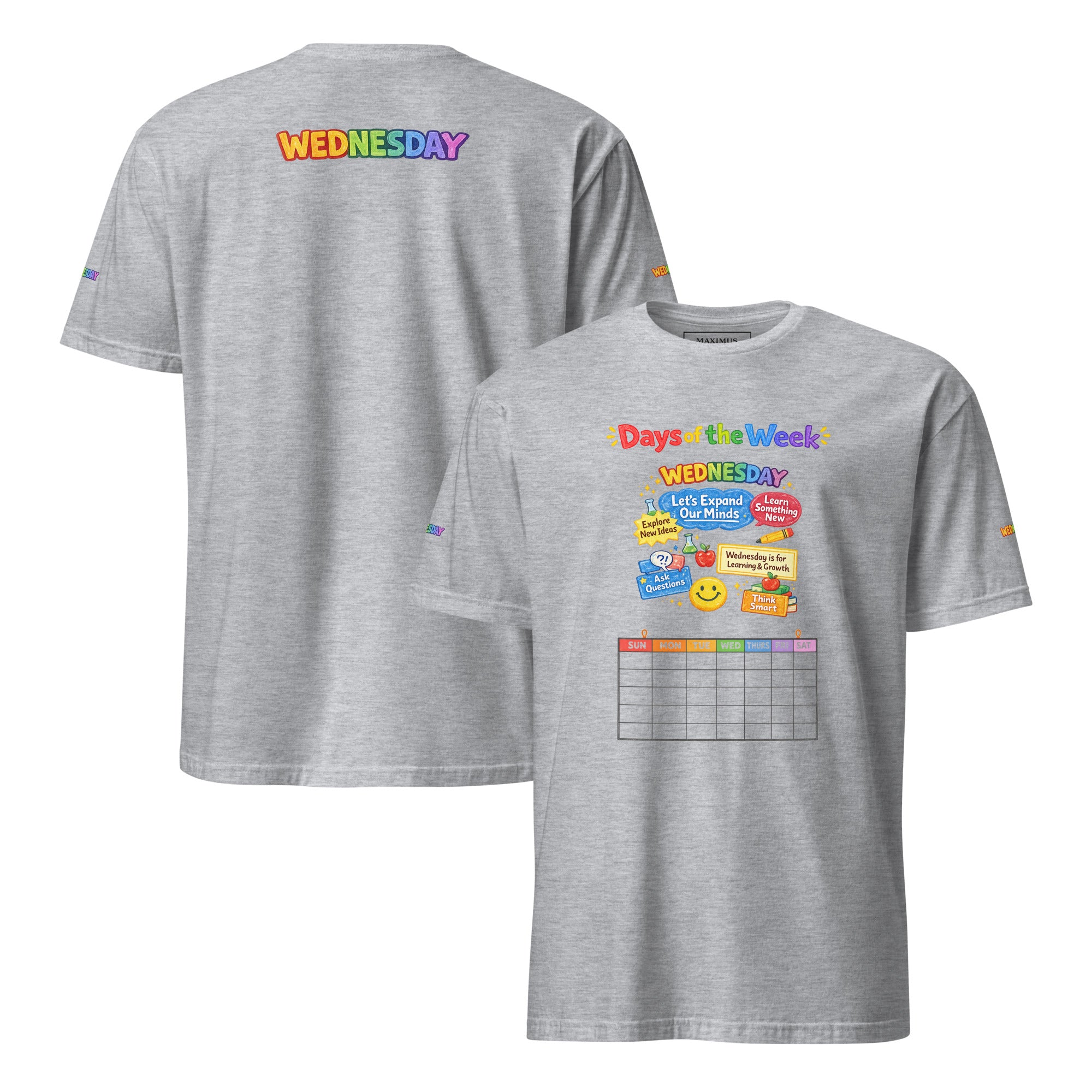 Wednesday teacher shirt – Wise Up Wednesday classroom tee by Maximus Grace