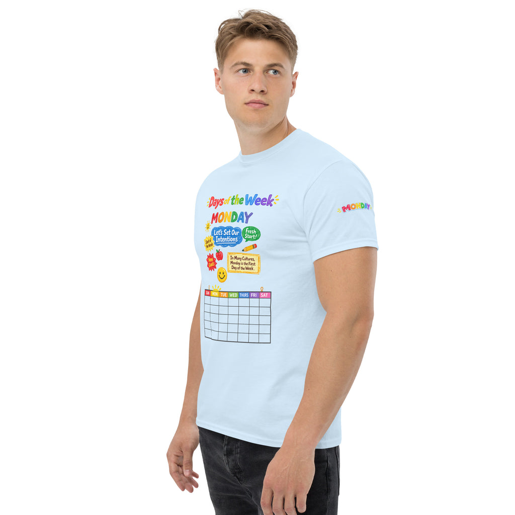 Monday reset teacher shirt – interactive classroom tee by Maximus Grace
