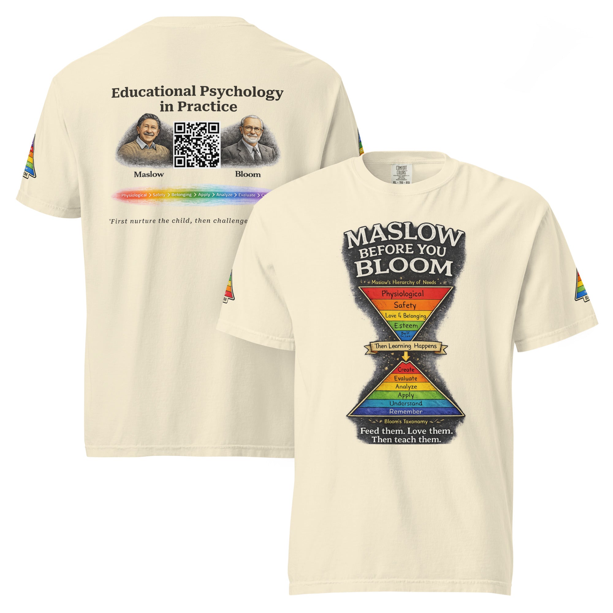 Maslow before you bloom psychology teacher shirt by Maximus Grace