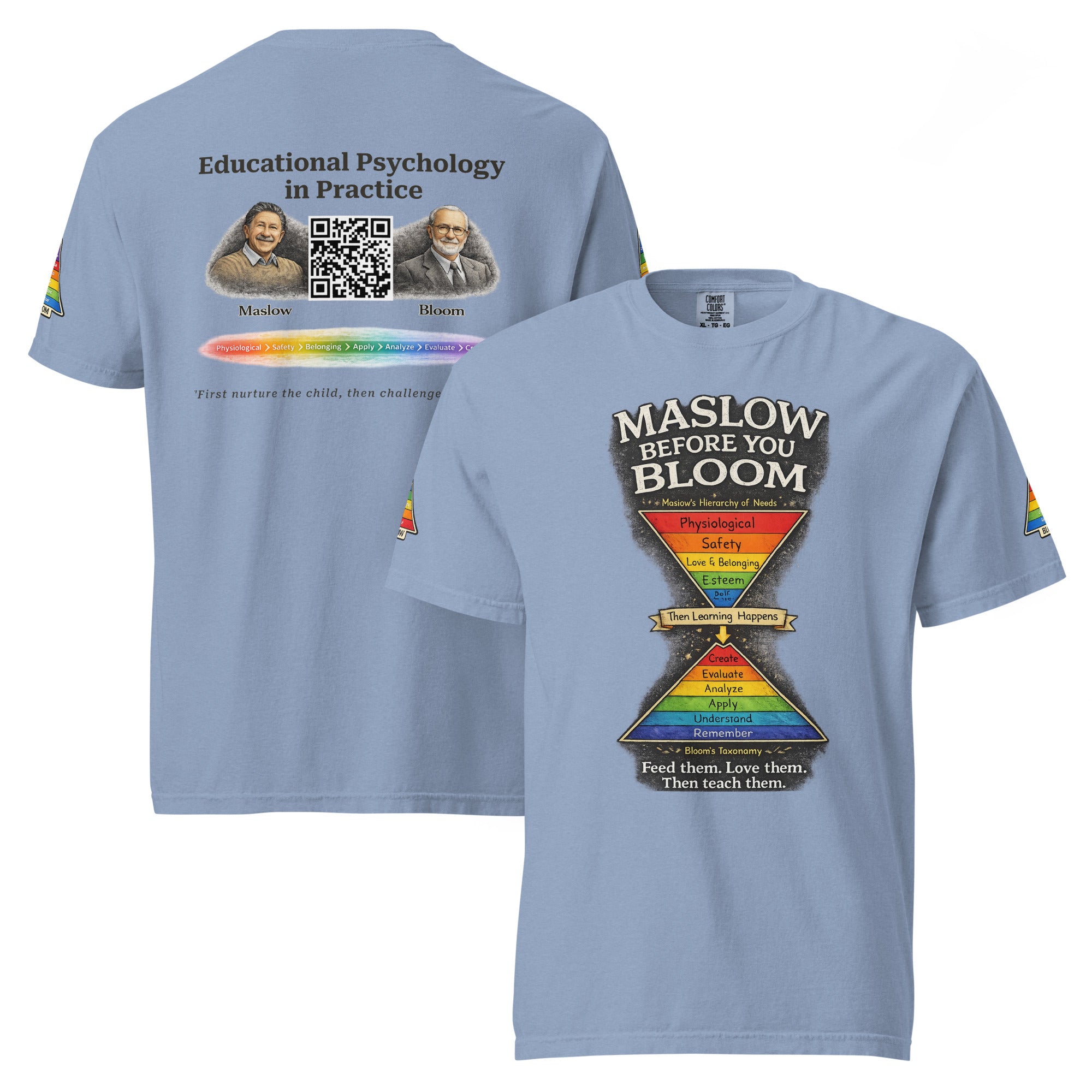 Maslow before you bloom psychology teacher shirt by Maximus Grace