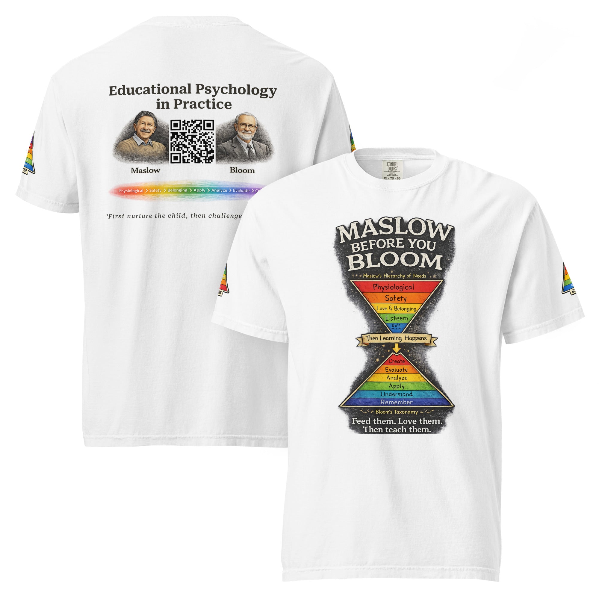 Maslow before you bloom psychology teacher shirt by Maximus Grace