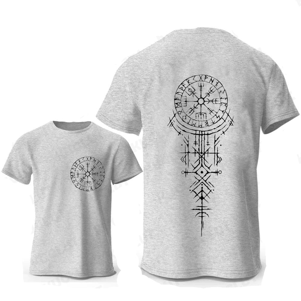 Unisex Smiley Face Graphic Pure Cotton Pullover Tee - Maximus Grace