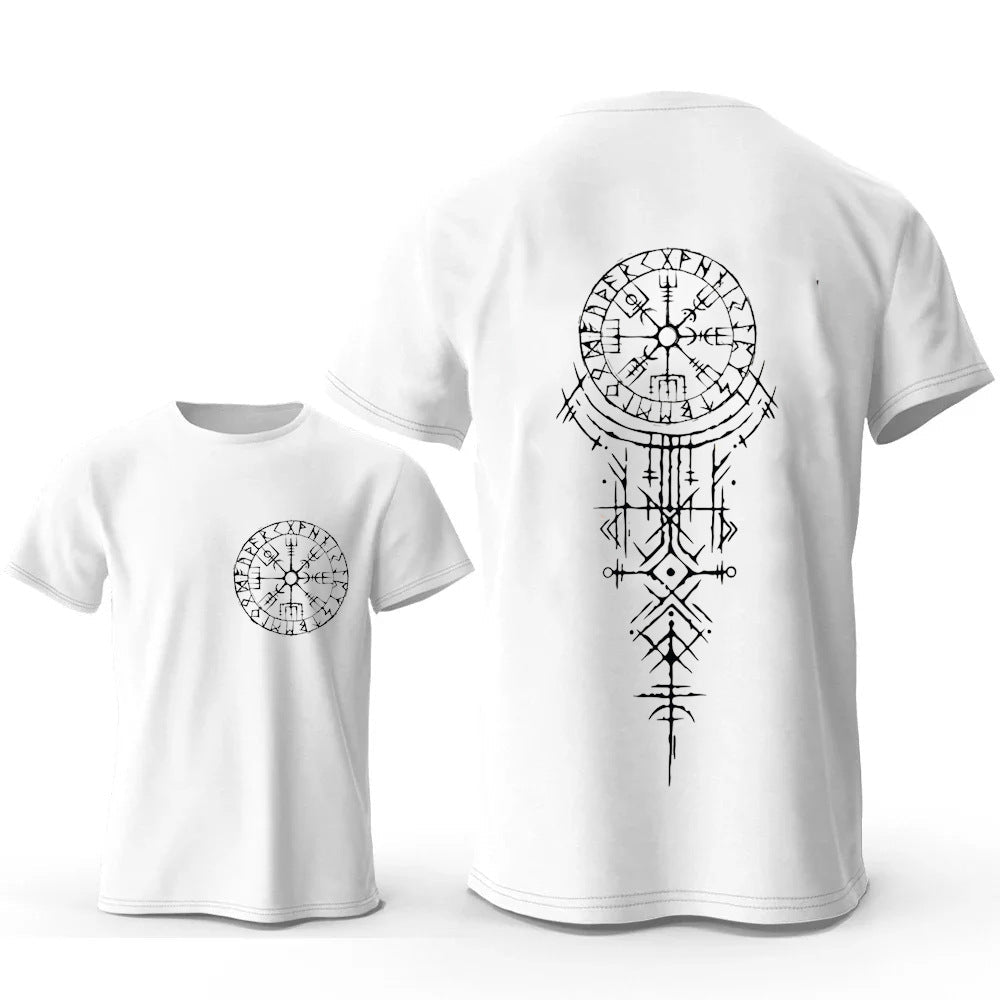 Unisex Smiley Face Graphic Pure Cotton Pullover Tee - Maximus Grace