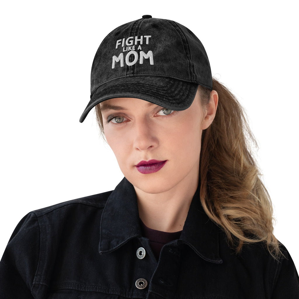 Vintage Cotton Twill Dad Cap | Embroidered Washed Hat - Maximus Grace