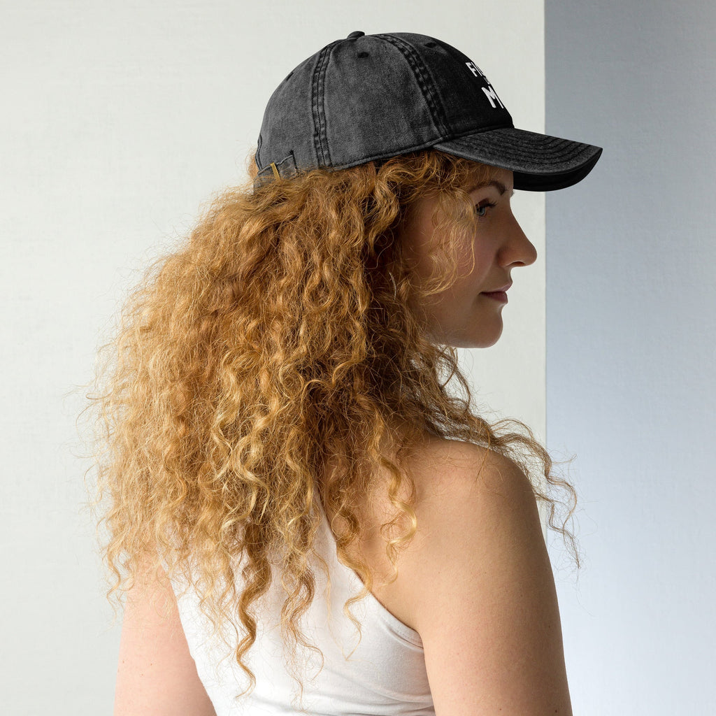 Vintage Cotton Twill Dad Cap | Embroidered Washed Hat - Maximus Grace