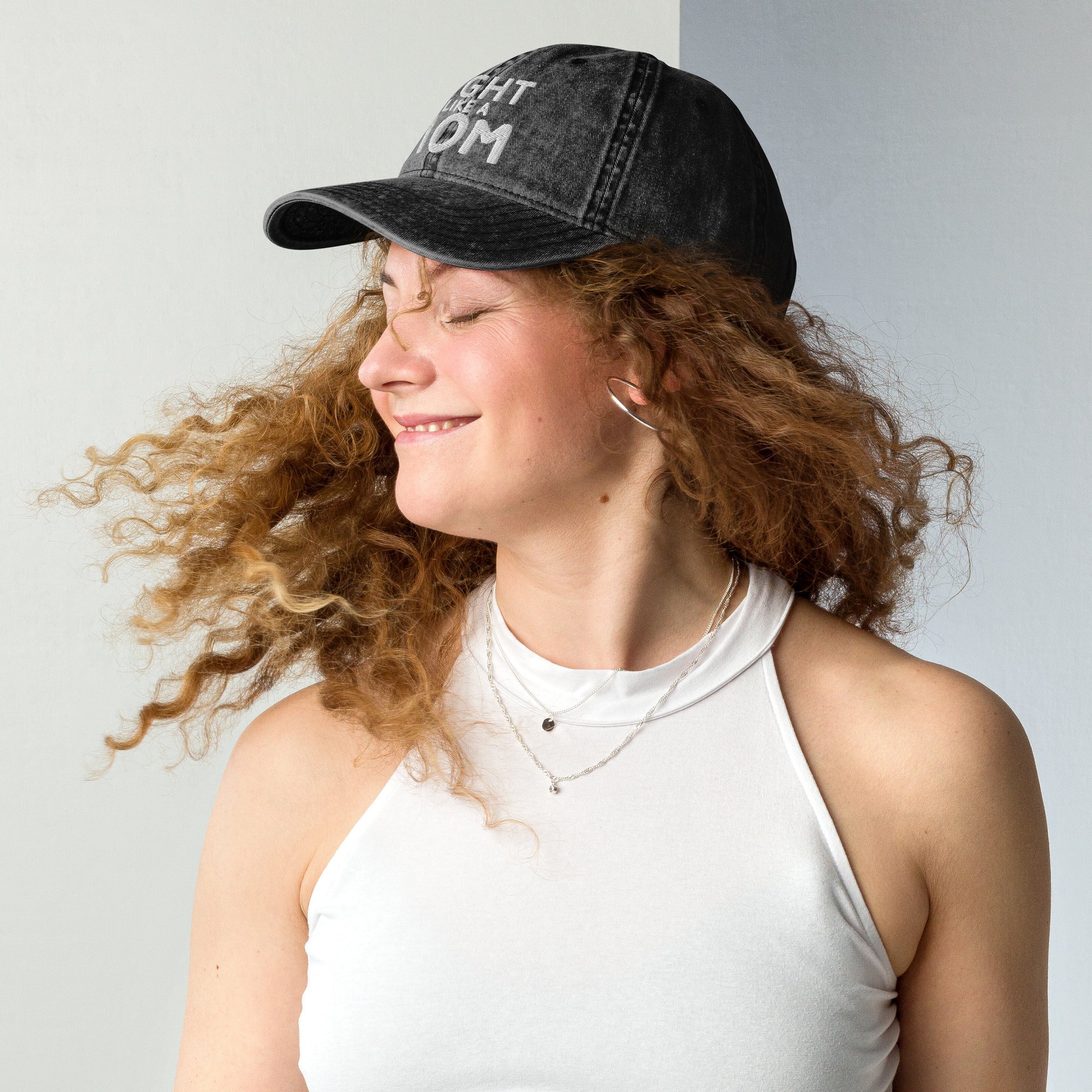 Vintage Cotton Twill Dad Cap | Embroidered Washed Hat - Maximus Grace