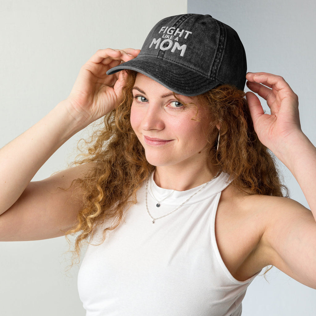 Vintage Cotton Twill Dad Cap | Embroidered Washed Hat - Maximus Grace