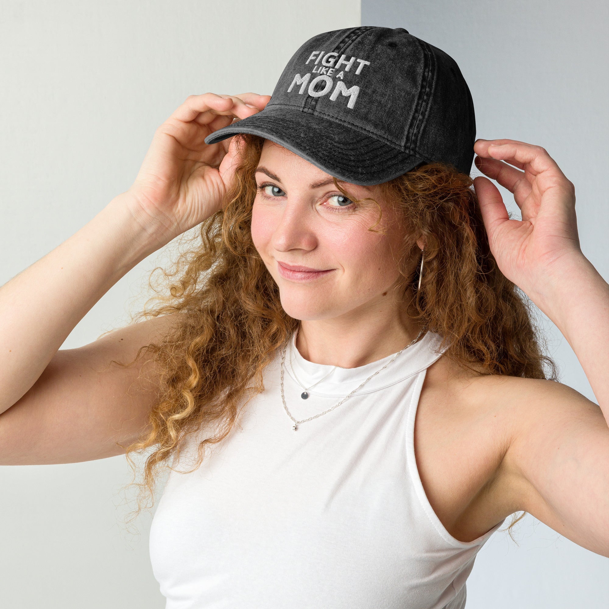 Vintage Cotton Twill Dad Cap | Embroidered Washed Hat - Maximus Grace
