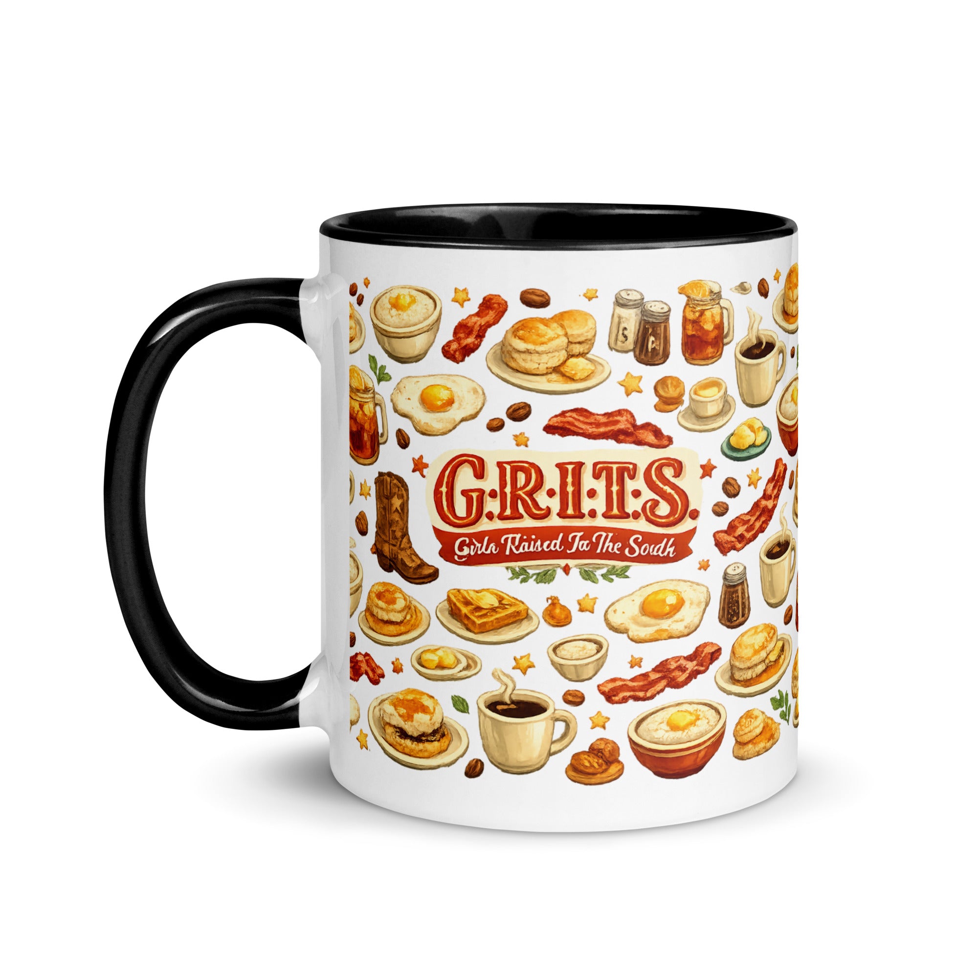 G.R.I.T.S. southern breakfast mug – Girls Raised In The South by Maximus Grace