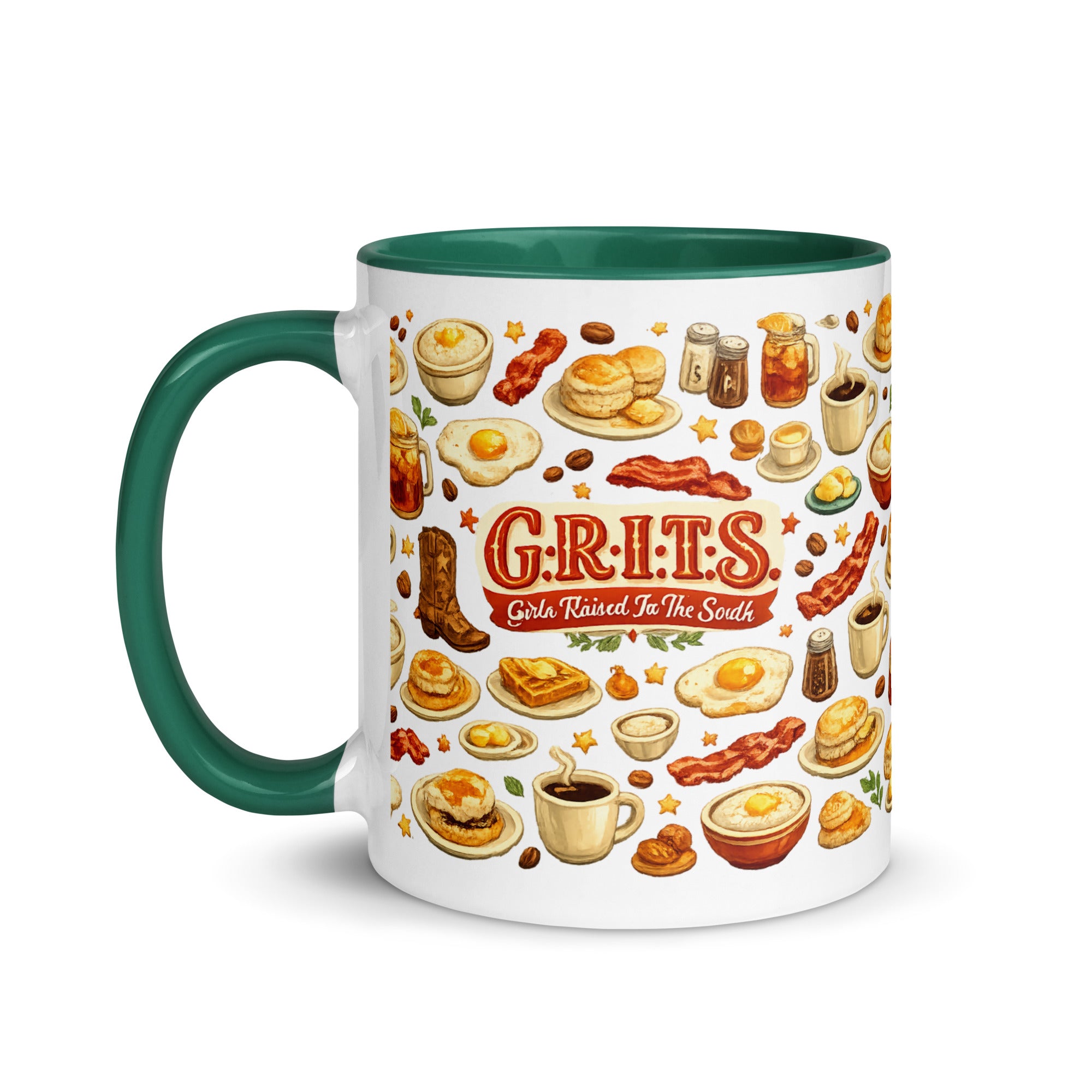 G.R.I.T.S. southern breakfast mug – Girls Raised In The South by Maximus Grace