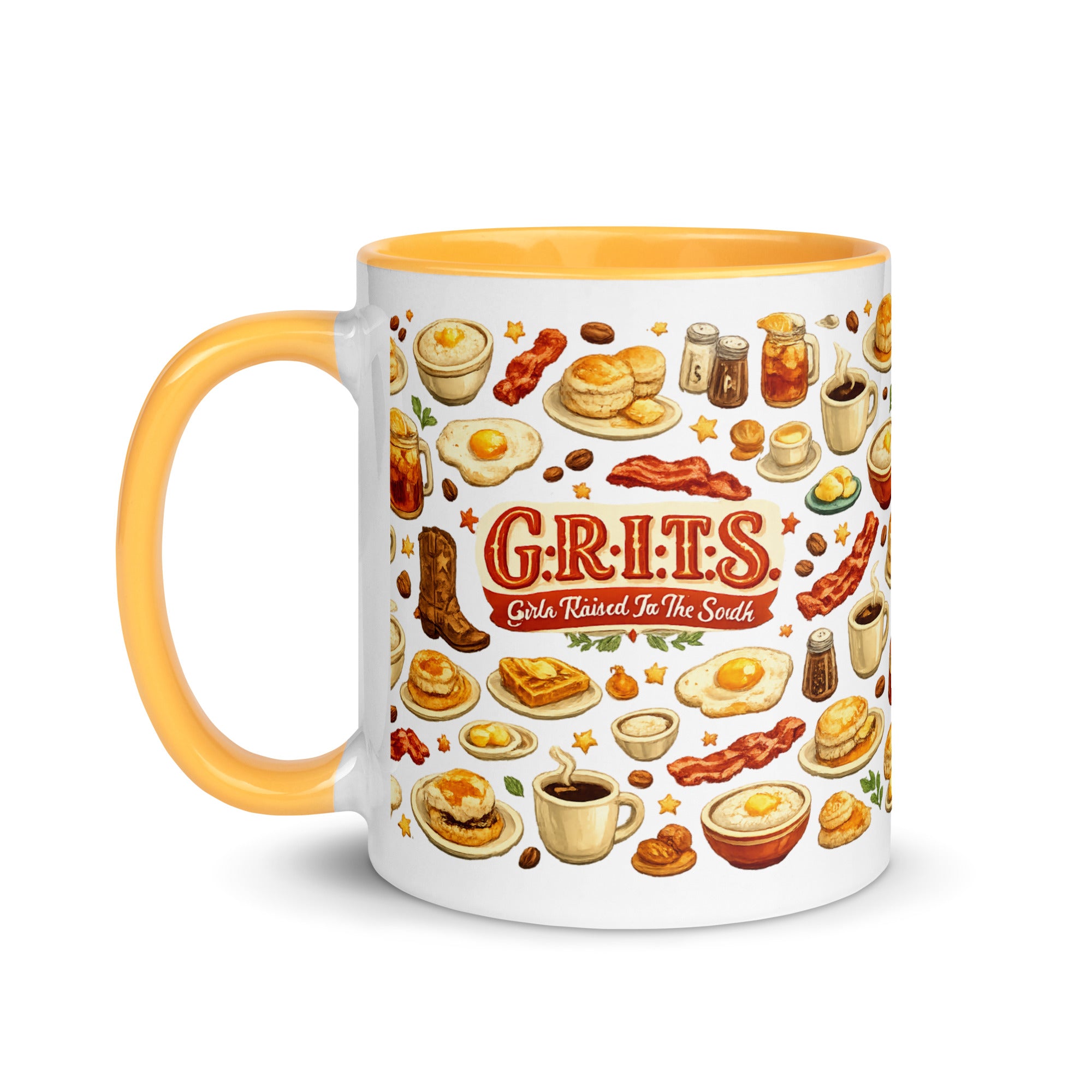 G.R.I.T.S. southern breakfast mug – Girls Raised In The South by Maximus Grace