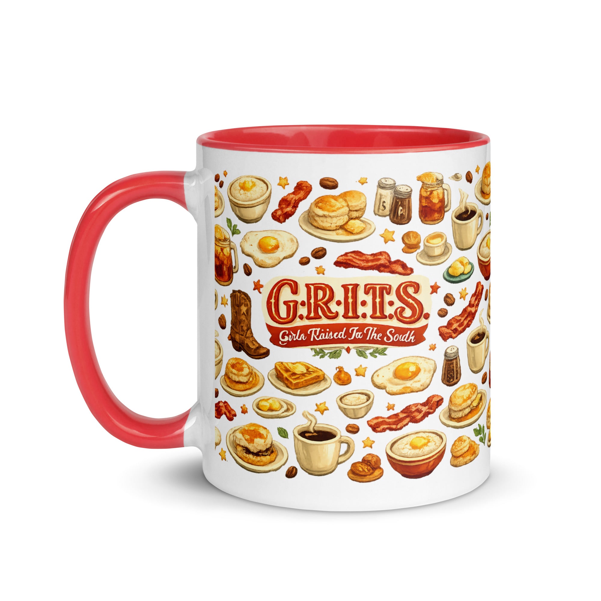 G.R.I.T.S. southern breakfast mug – Girls Raised In The South by Maximus Grace