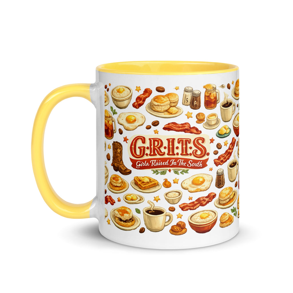 G.R.I.T.S. southern breakfast mug – Girls Raised In The South by Maximus Grace