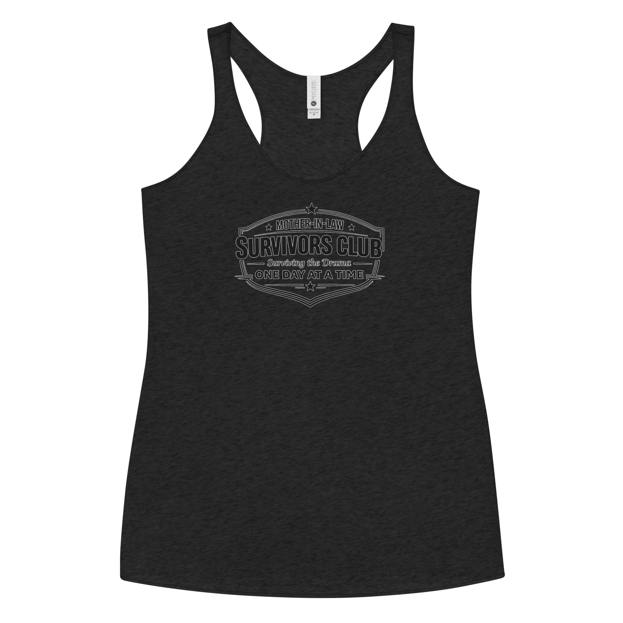 Mother-in-law survivors club racerback tank – funny gift for women by Maximus Grace