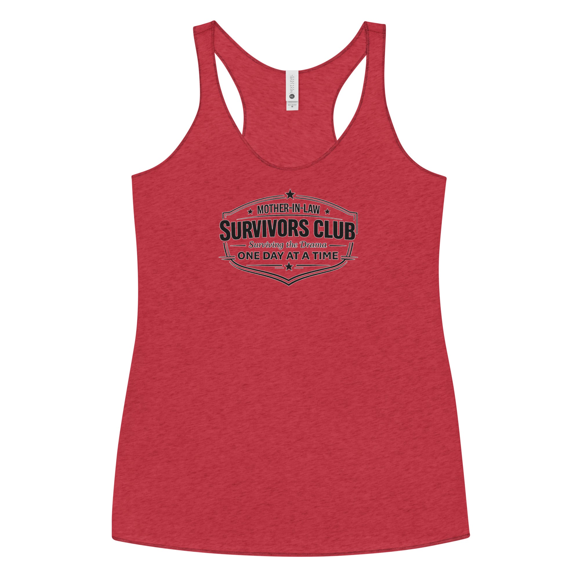 Mother-in-law survivors club racerback tank – funny gift for women by Maximus Grace